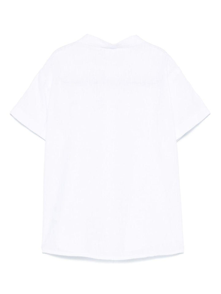 camicia bianca neonato