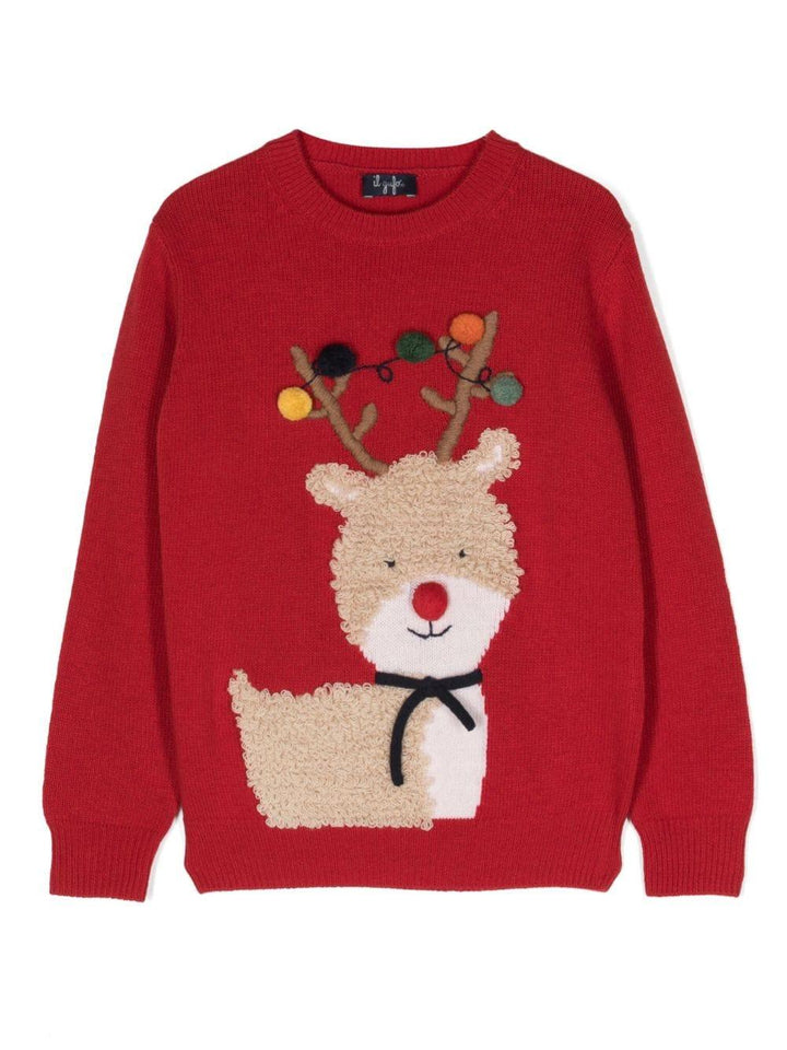 Maglione rosso bambino