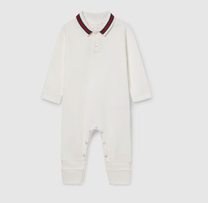 tutina bianca neonato 825183XJHAM 9024 GUCCI KIDS 