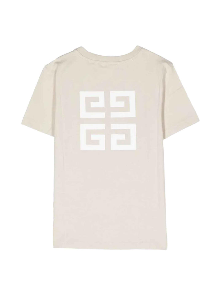T-shirt crema bambino H25406 184 Givenchy Kids 