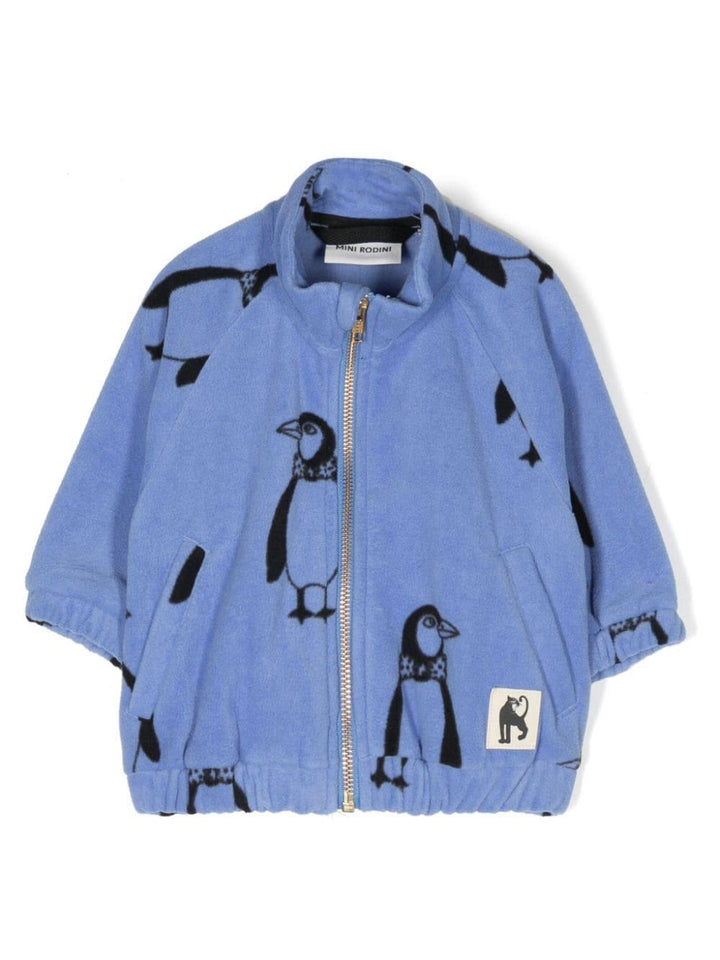 Felpa blu neonato