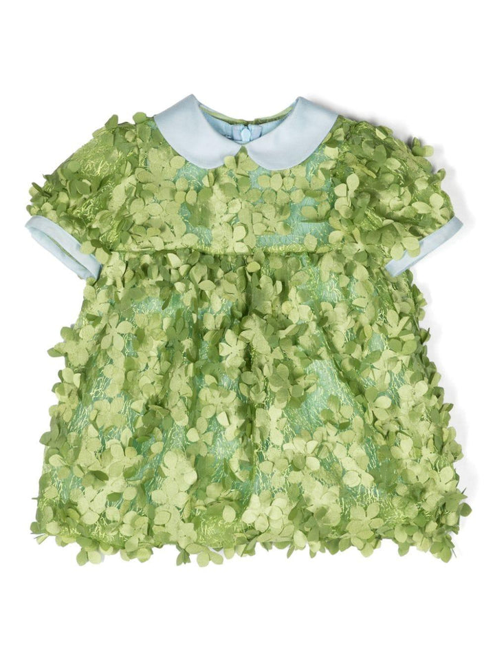 Abito neonata verde/celeste