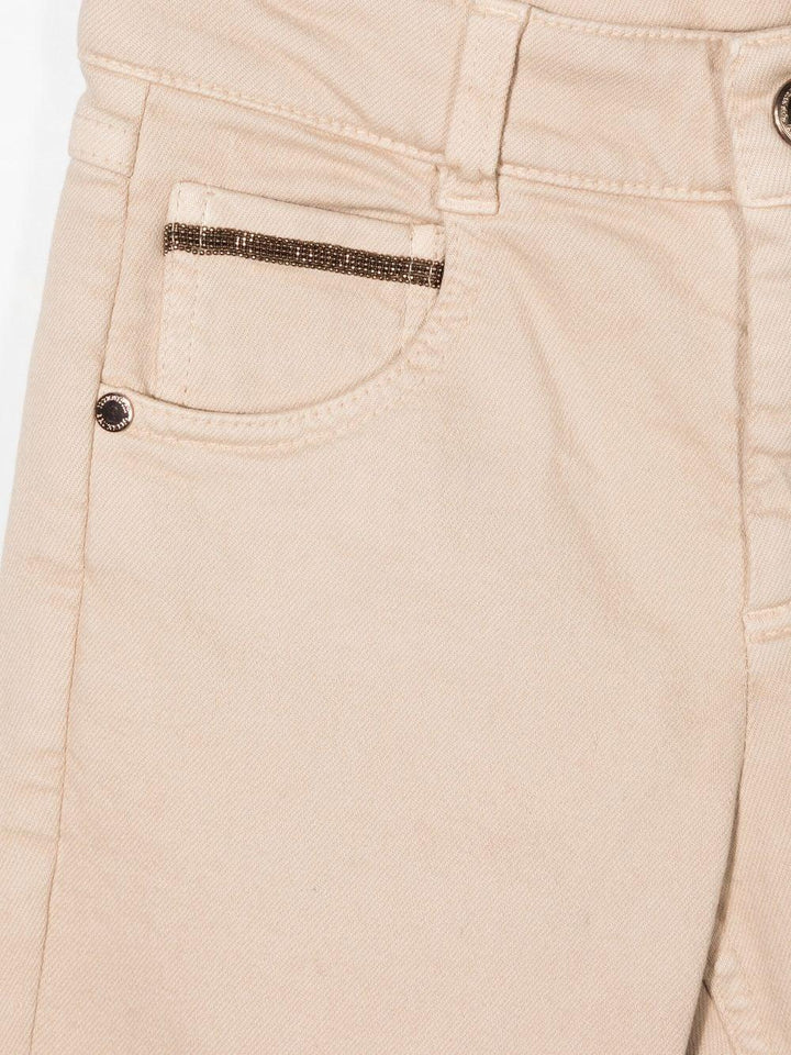Pantaloni beige bambina