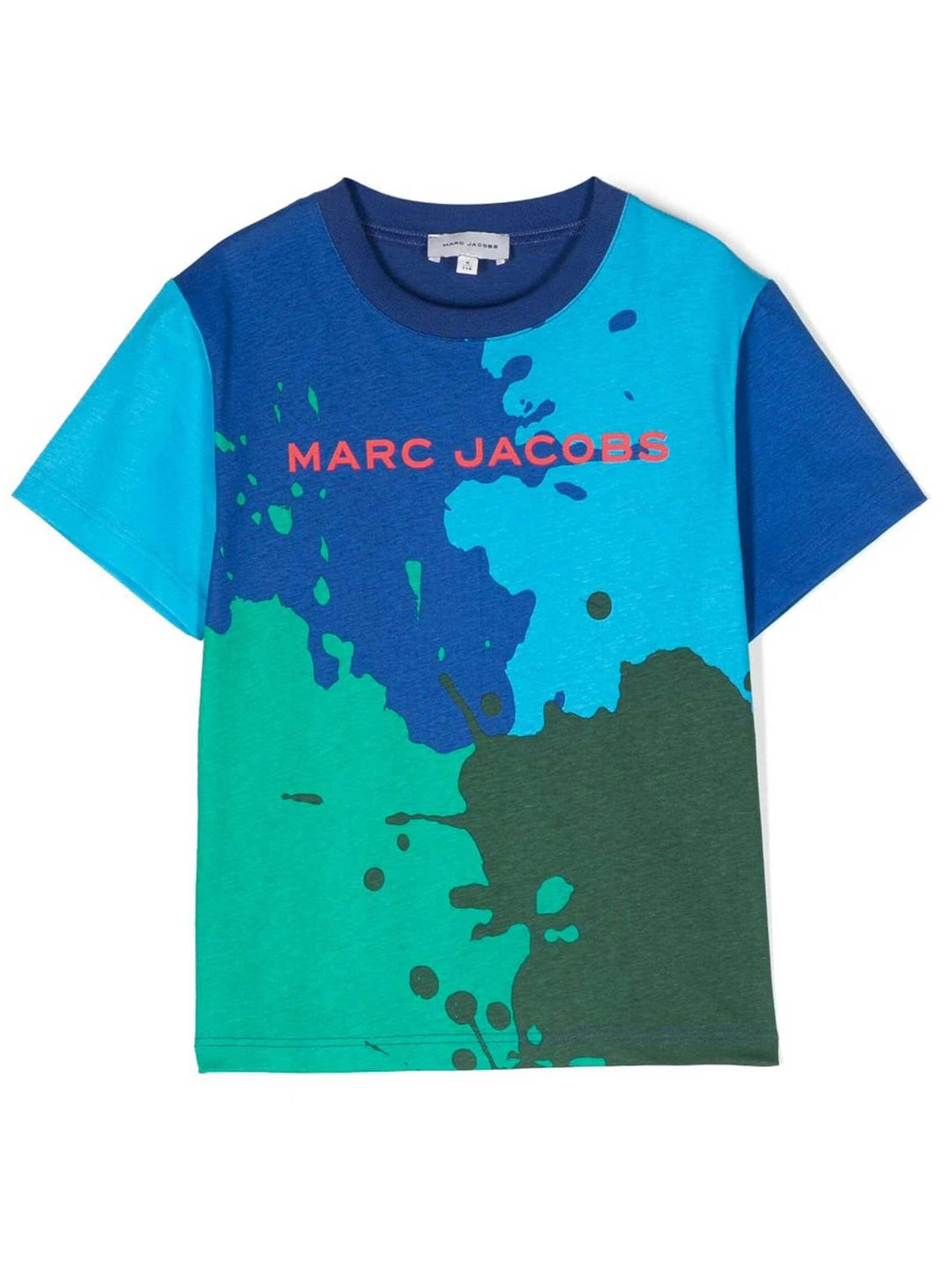 T-shirt multicolor bambino con logo stampato W25608 V76 Marc Jacobs Kids 