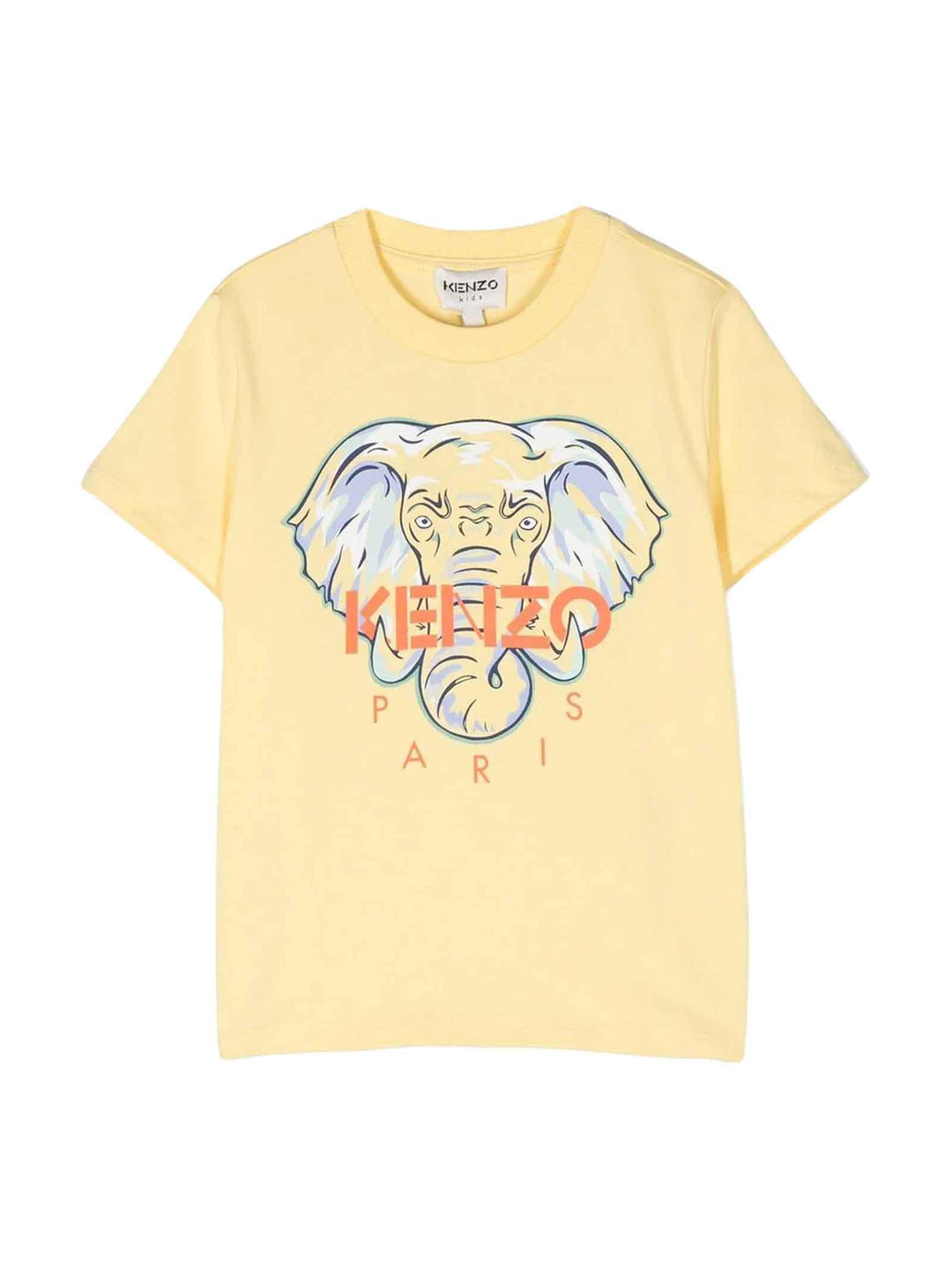 T-shirt gialla bambino K25783 524 KENZO KIDS 