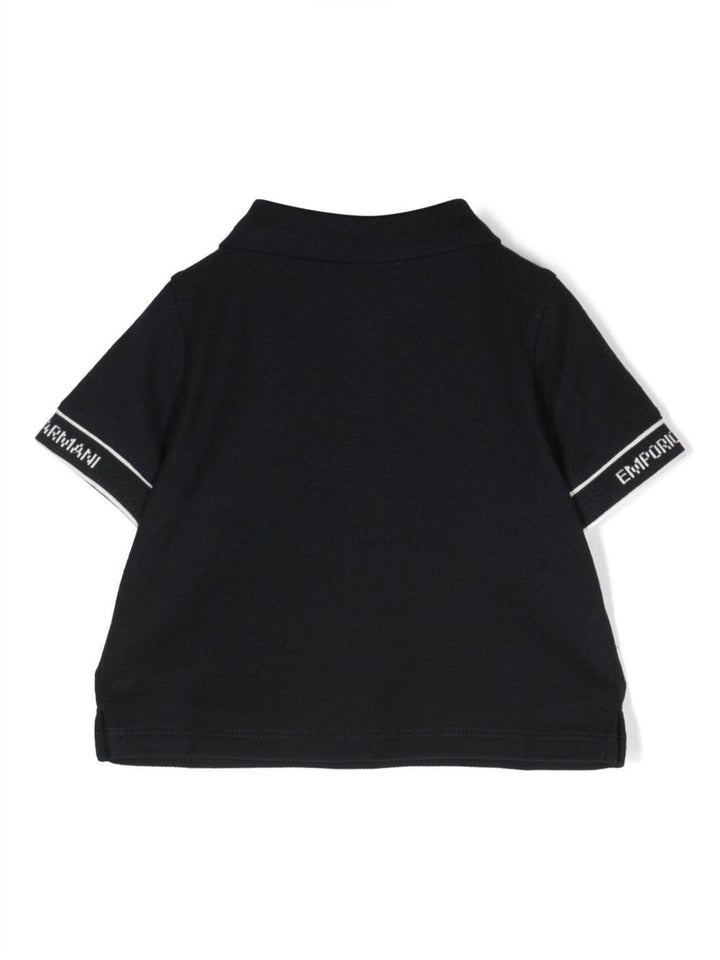 Polo blu neonato