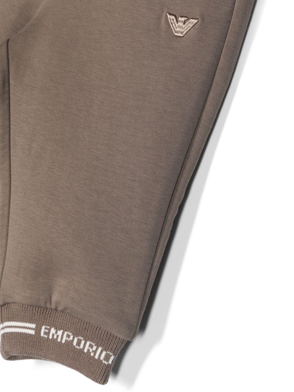 Pantaloni marroni neonato