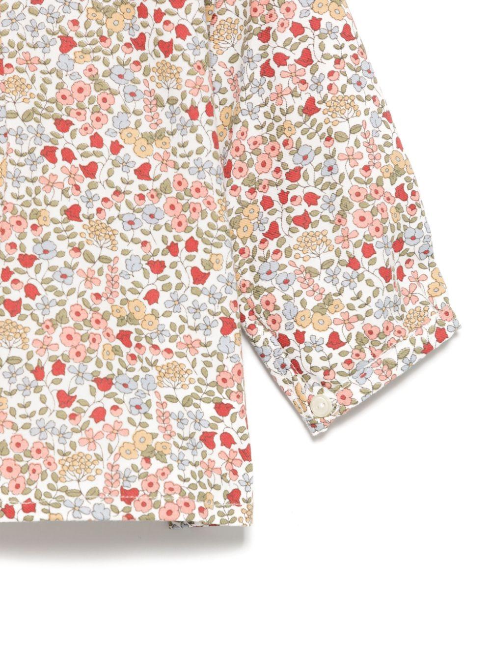 camicia fiori neonata