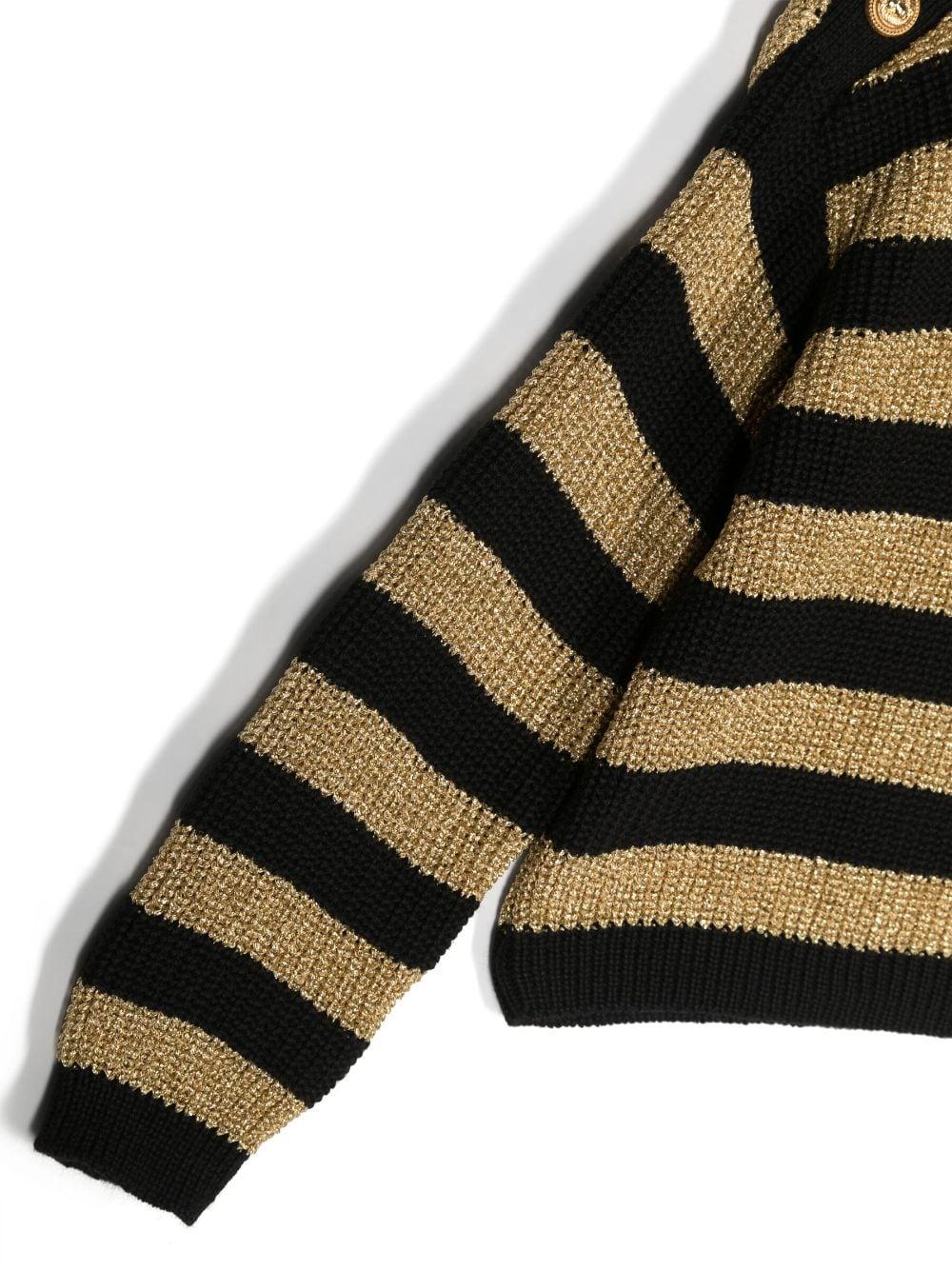 Maglia nero/oro bambina