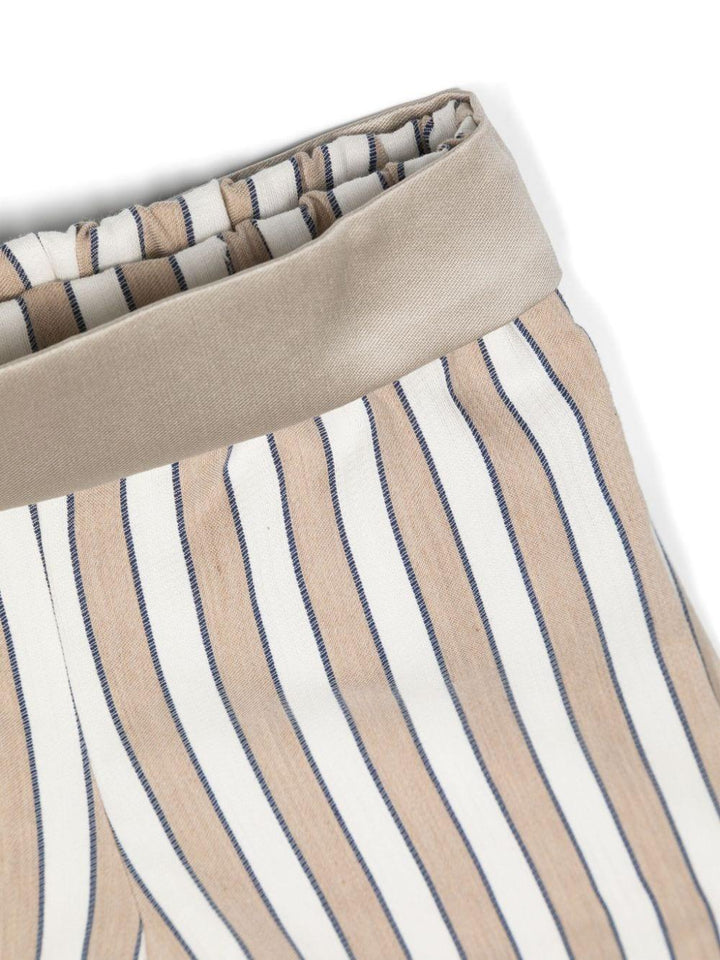 Completo bianco/marrone neonato