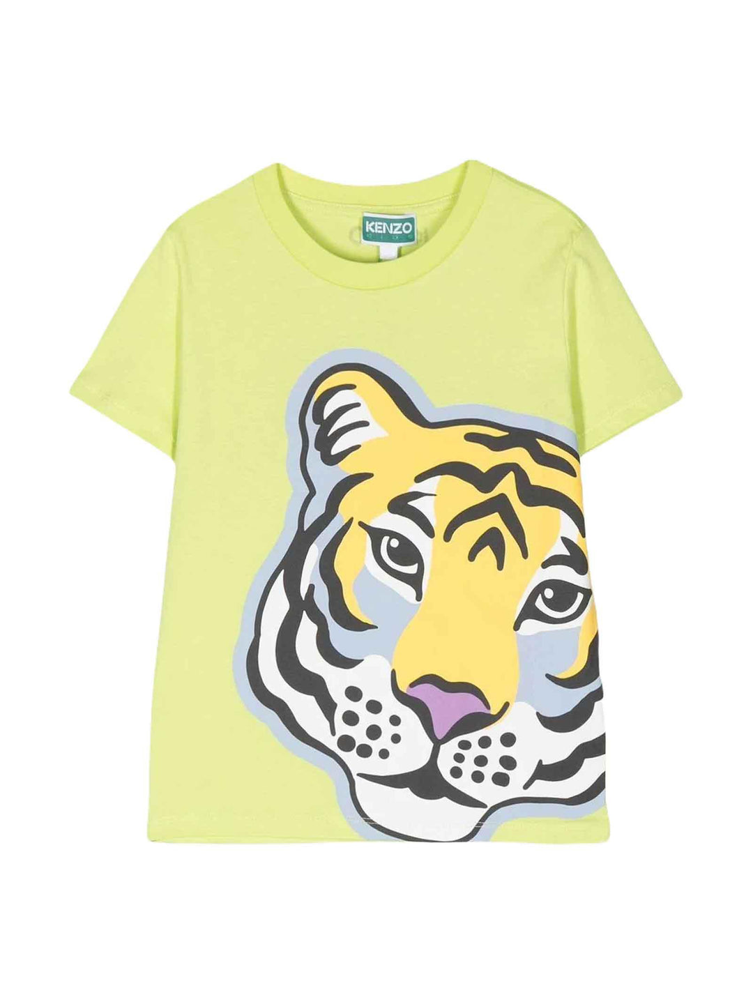 T-shirt gialla bambino K25788 603 KENZO KIDS 