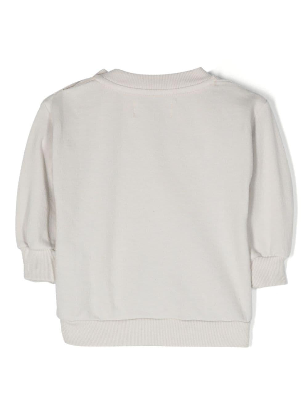 Felpa beige neonato