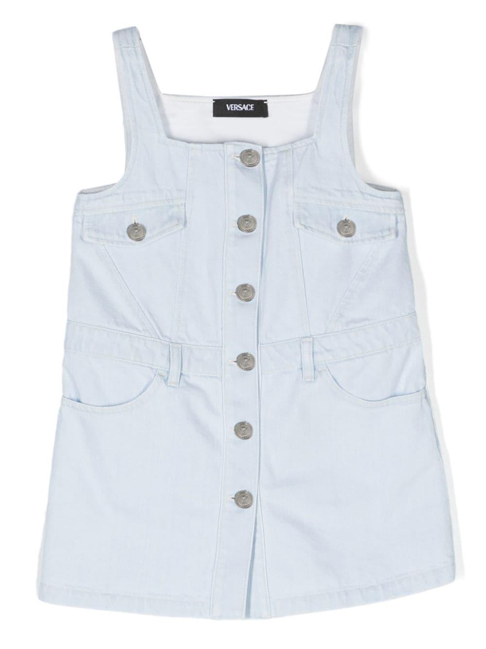 Abito denim bambina