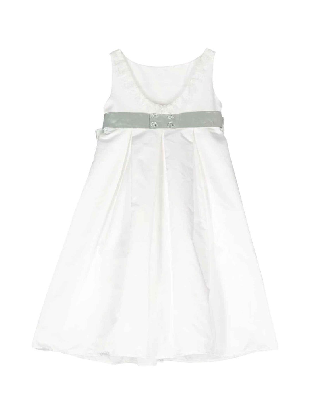 Abito bianco/verde  bambina
