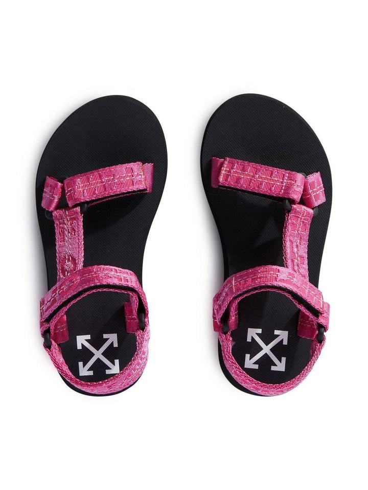 sandali fucsia bambina OGIH001S23FAB001 3210 off-white kids 