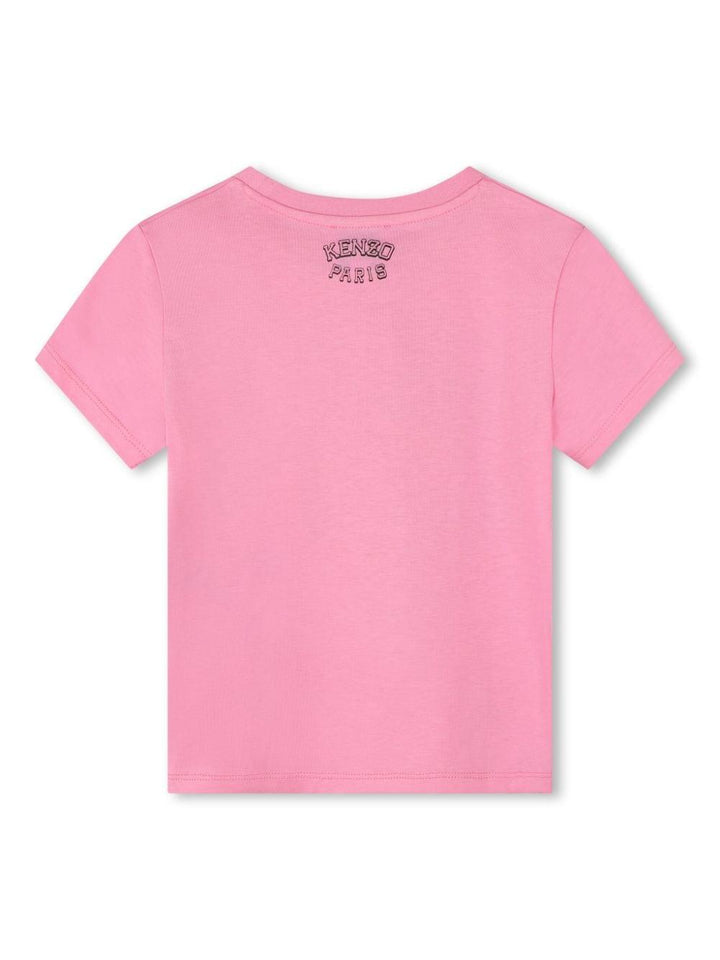 T-shirt rosa bambina K60836 44G KENZO KIDS 