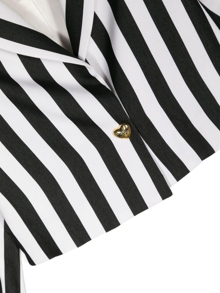 Blazer nero/bianco bambina