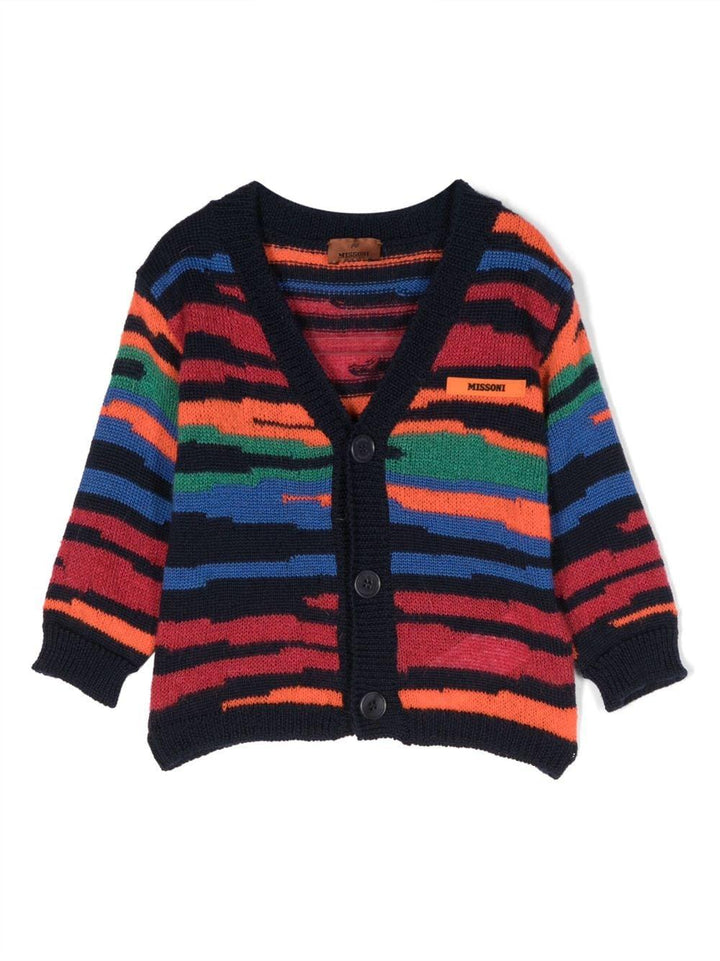 Cardigan mullticolor neonato MT9510W0012 999 MISSONI KIDS 