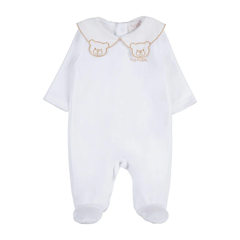 tutina bianca neonato CON055 BIANCO Nanan 