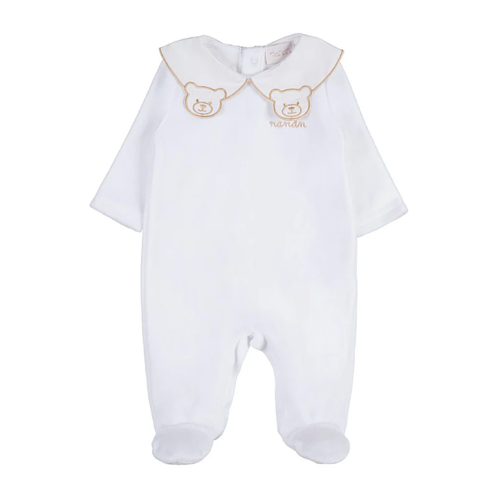 tutina bianca neonato CON055 BIANCO Nanan 