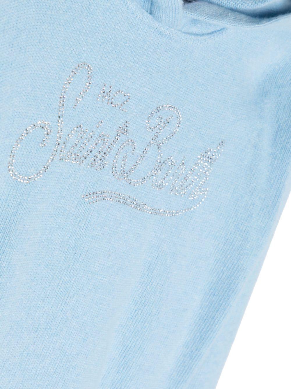 Felpa azzurra bambina