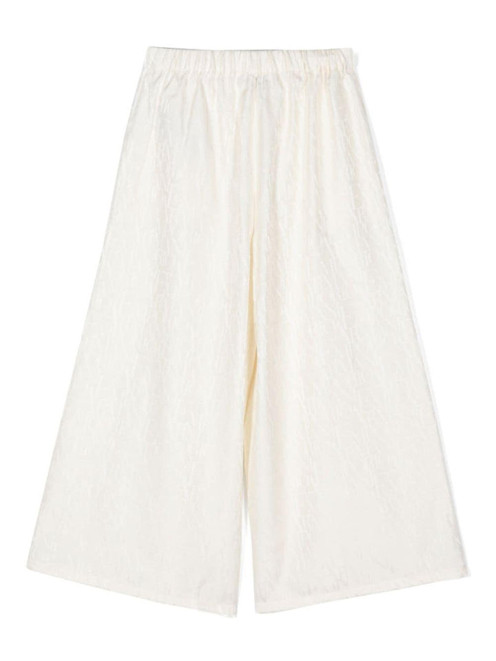 Pantaloni bianchi bambina