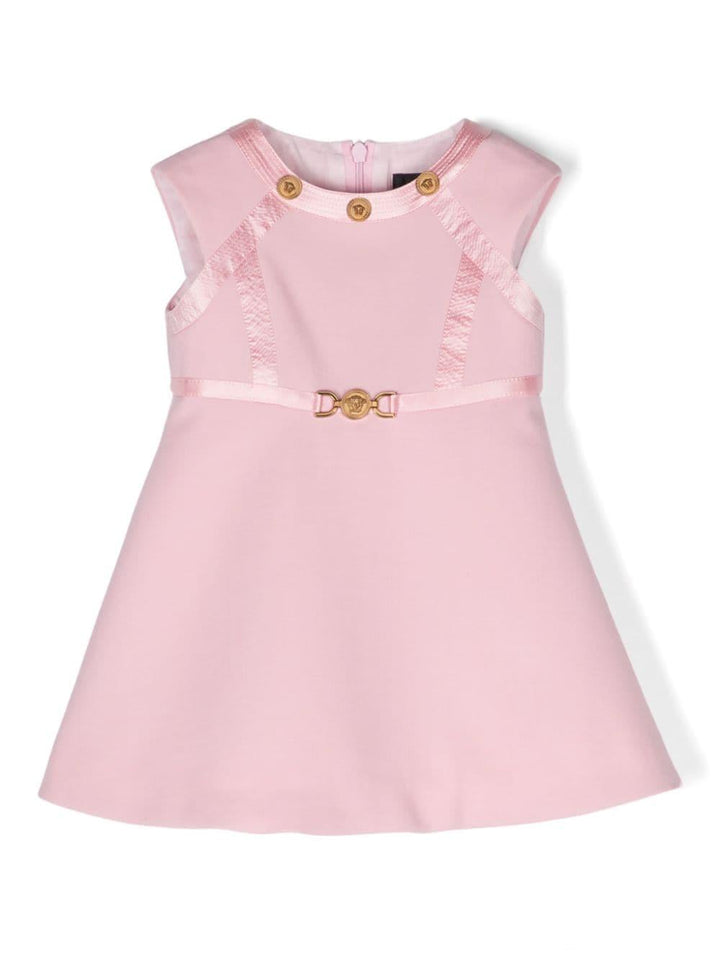 Abito rosa neonata 10151661A10547 1PS10 VERSACE 