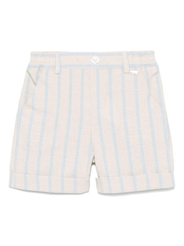 bermuda beige/celeste neonato