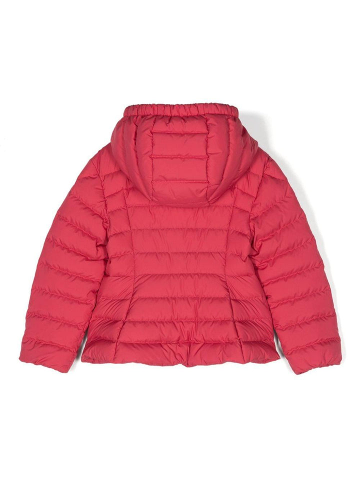 Piumino rosso bambina