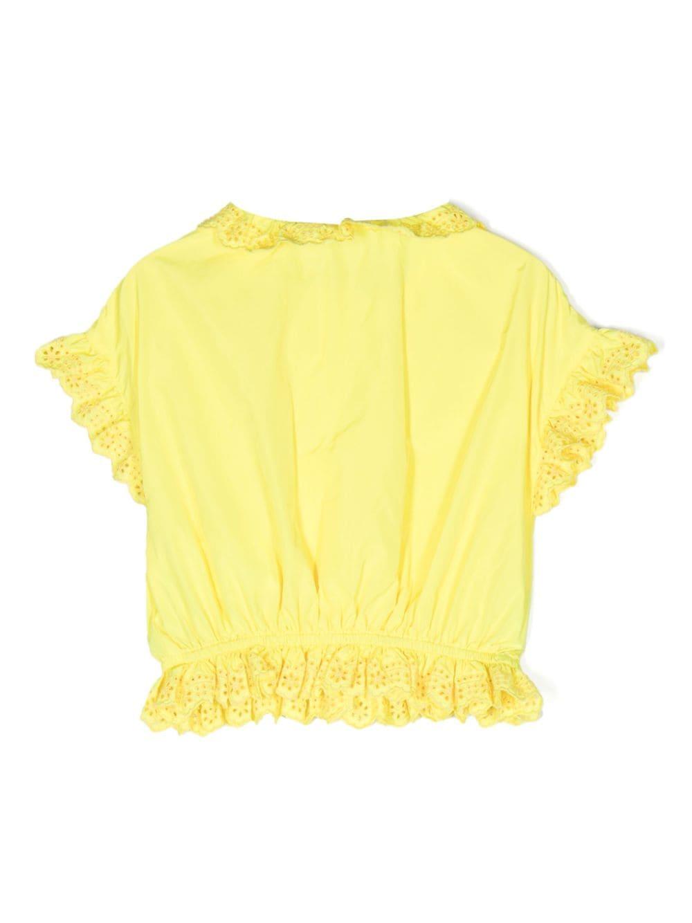 Camicia gialla bambina