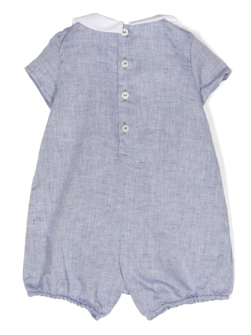 tutina corta celeste neonato