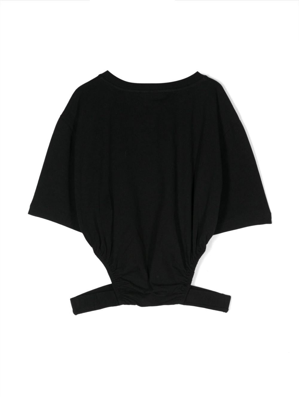T-shirt nera bambina