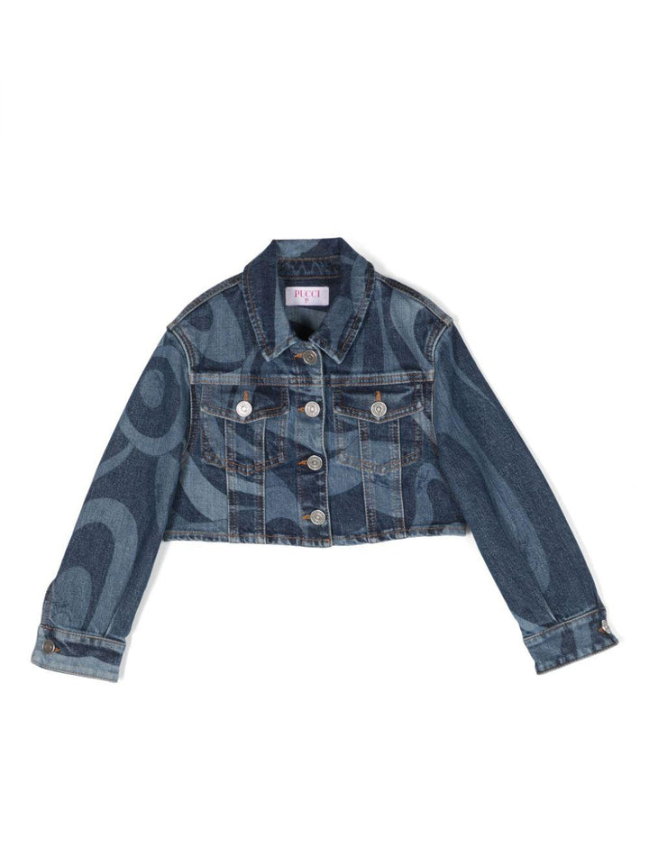 Giacca denim bambina