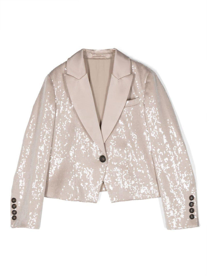 Blazer beige bambina
