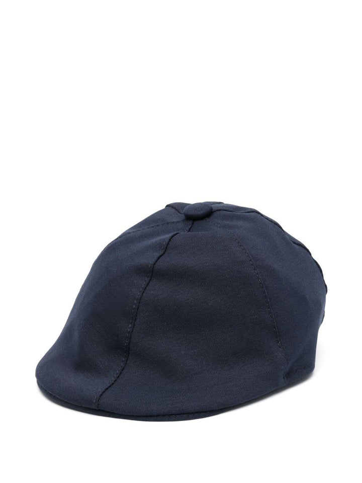 cappello blu neonato