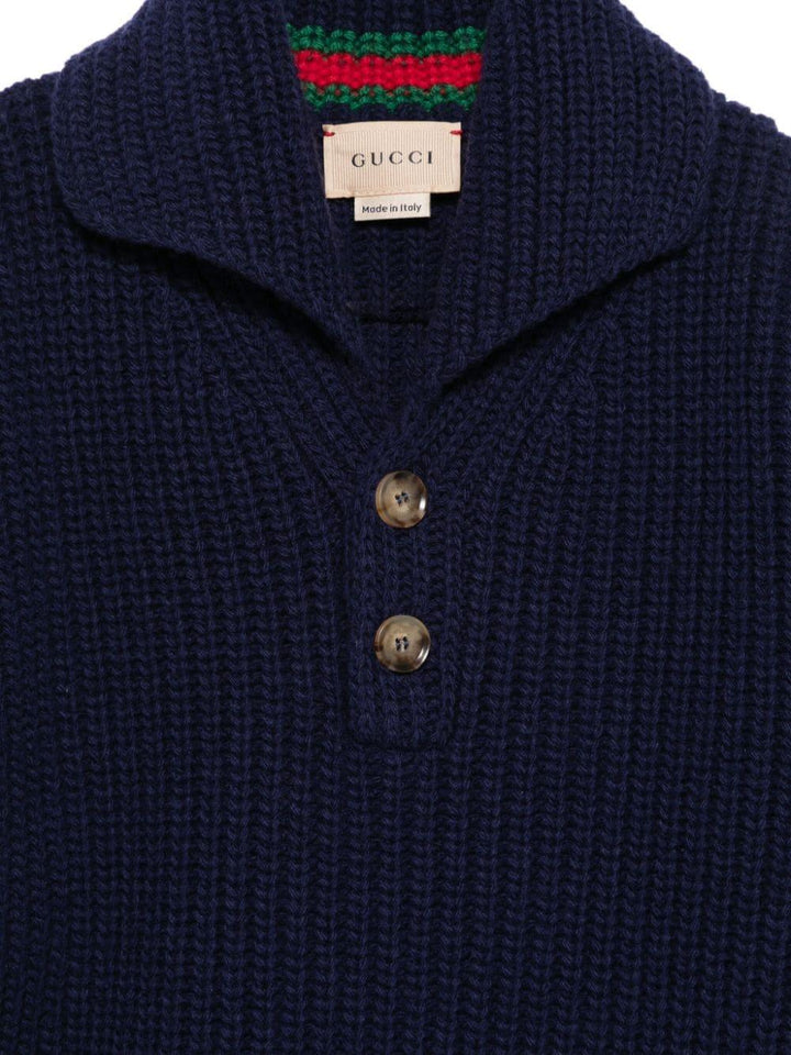 Maglione blu navy bambino