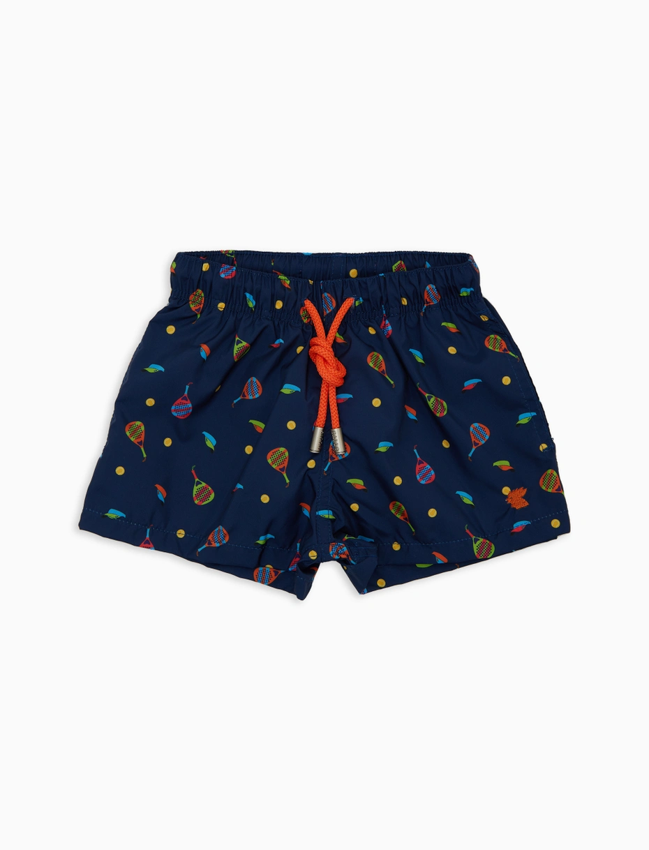 Costume blu/multicolore bambino AP514946 10580 Gallo 