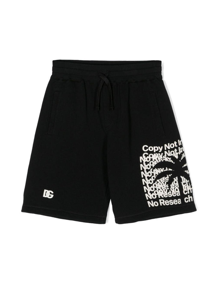 Shorts neri bambino