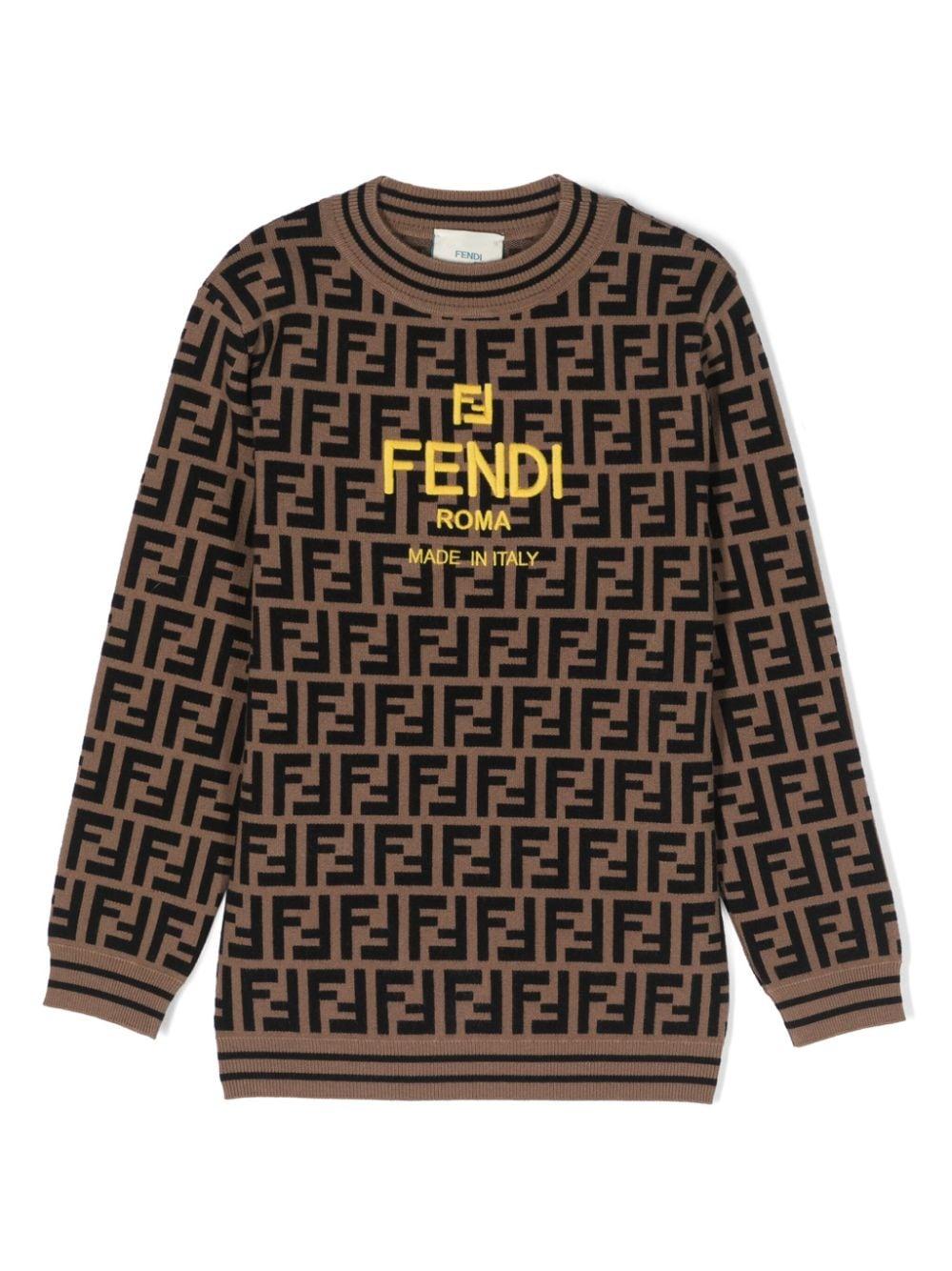 Maglione bambino tabacco