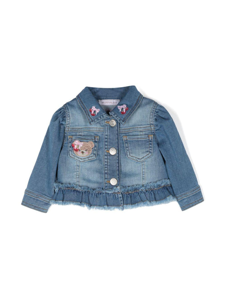 Giacca denim neonata