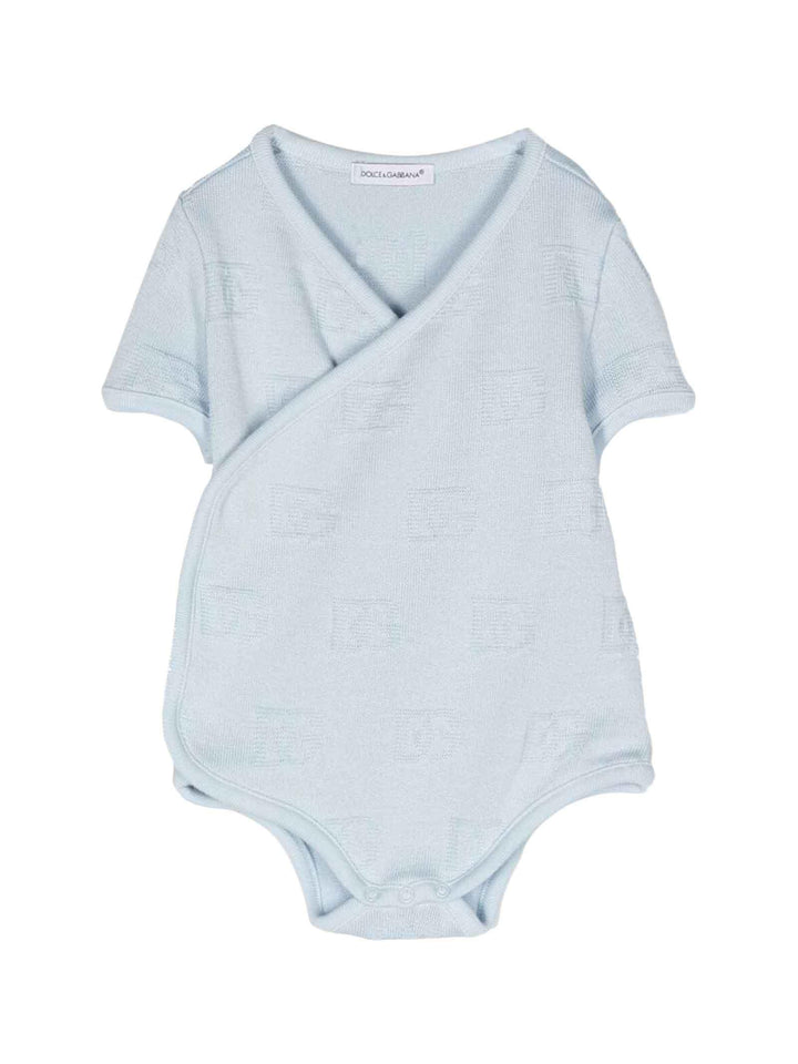 Body azzurro neonata
