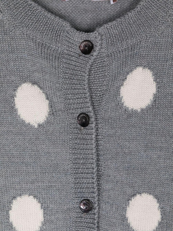 Cardigan grigio bambina