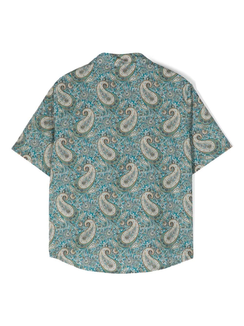 Camicia verde bambino