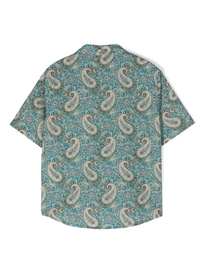 Camicia verde bambino