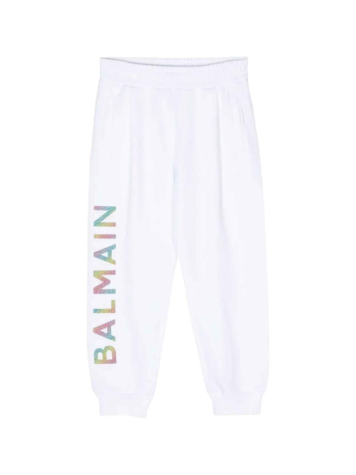 Pantaloni bianchi bambina