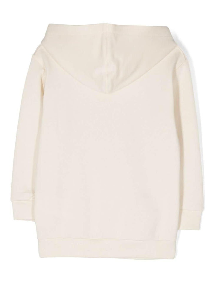 Felpa beige bambina