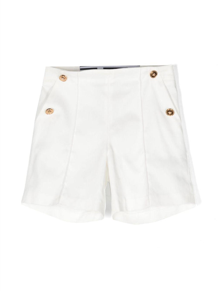Shorts bianchi bambina