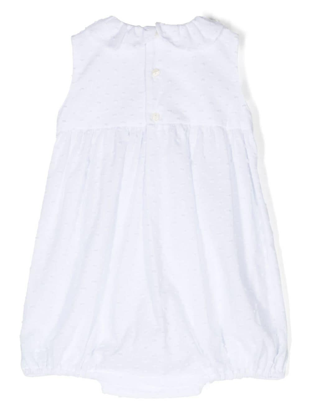 pagliaccetto bianco neonata