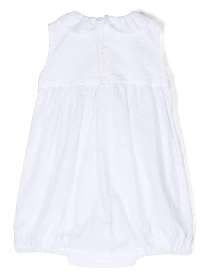pagliaccetto bianco neonata