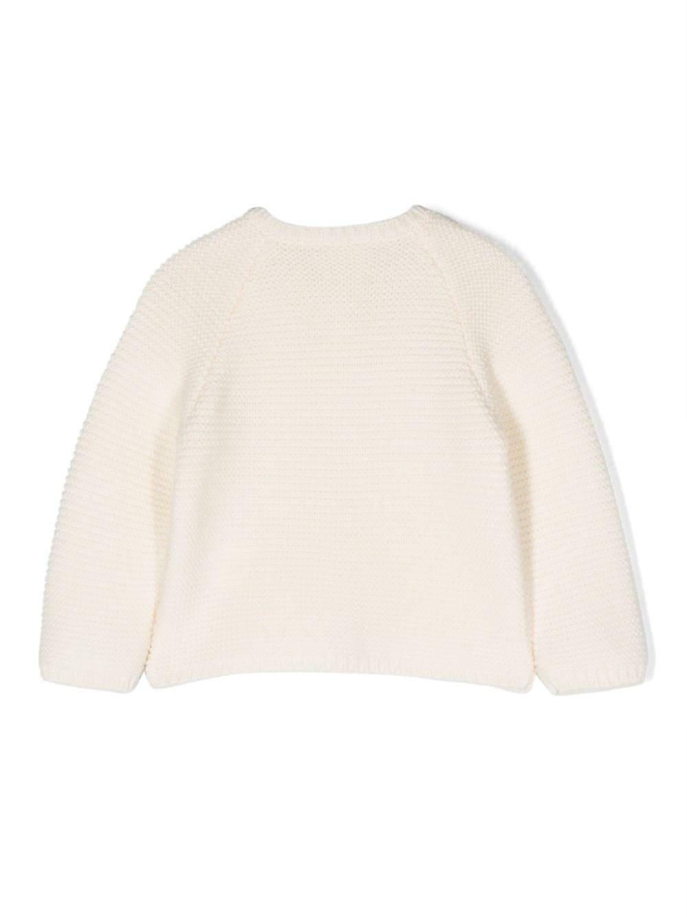 Cardigan avorio neonato